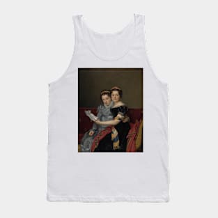 The Sisters Zenaide and Charlotte Bonaparte by Jacques-Louis David Tank Top